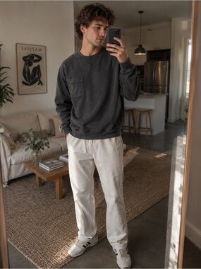 Vintage Velva Sheen Pocket Sweatshirt – Made in USA Fits S/M 80s Cincinnati